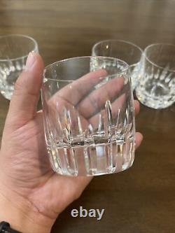 LENOX Crystal STARFIRE Set 5 DOUBLE OLD FASHIONED GLASSES 3.5 Concord Beauty