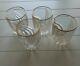 LENOX Debut Gold Rimmed Crystal Double Old Fashioned Glasses DOF Set Of 4 MINT