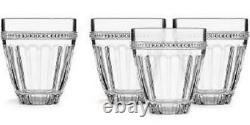 LENOX French Perle Set of 8 Double Old Fashioned GLASSES DOF NIB
