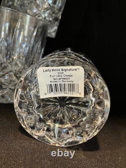 Lady Anne Signature by Gorham Crystal Eight Double Old Fashioned Glasses