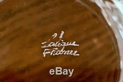 Lalique Chene Double Old Fashioned Tumbler Excellent Condition Signed Authentic