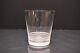 Lalique Crystal Facet Double Old Fashioned Tumbler Signed Glass DOF Barware