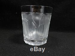 Lalique Crystal Femmes Antique Double Old Fashioned Glass Tumbler, 4