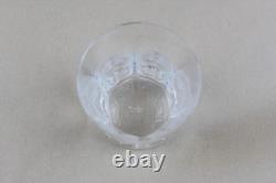 Lalique Crystal Khepri Scarab 4 Whiskey Double Old Fashioned Tumbler Glass