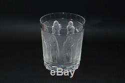 Lalique Femmes Antiques Double Old Fashioned Tumbler Tumblers 4 Inch