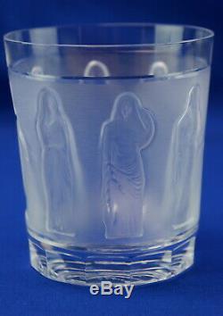 Lalique Femmes Antiques Double Old Fashioned or Flat Tumbler, 4