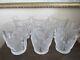Lalique France Crystal Set Of 6 Chene Double Old Fashioned Tumbler Oak Leaves