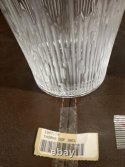 Lalique France Thorns (Verres) Double Old Fashioned 10 oz & 6.6 oz Store Display