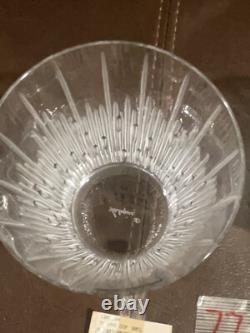 Lalique France Thorns (Verres) Double Old Fashioned 10 oz & 6.6 oz Store Display