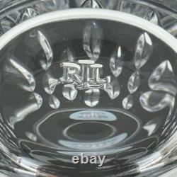 Lauren Ralph Lauren Montgomery Crystal Double Old Fashioned Glasses Set of 3 RLL