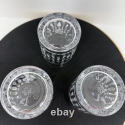 Lauren Ralph Lauren Montgomery Crystal Double Old Fashioned Glasses Set of 3 RLL