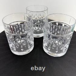Lauren Ralph Lauren Montgomery Crystal Double Old Fashioned Glasses Set of 3 RLL