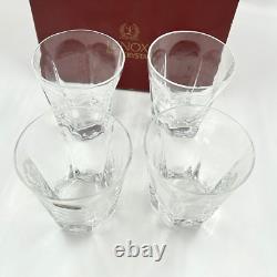 Lenox Bar Crystal Antique Clear Double on the Rocks Whiskey Glasses 4 Set USA