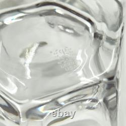 Lenox Bar Crystal Antique Clear Double on the Rocks Whiskey Glasses 4 Set USA