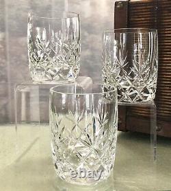 Lenox Charleston Double Old Fashioned Glasses Heavy Barware SET Of 3