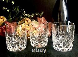 Lenox Charleston Double Old Fashioned Glasses Heavy Barware SET Of 3