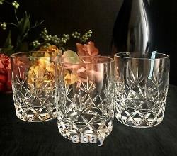 Lenox Charleston Double Old Fashioned Glasses Heavy Barware SET Of 3