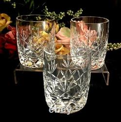 Lenox Charleston Double Old Fashioned Glasses Heavy Barware SET Of 3