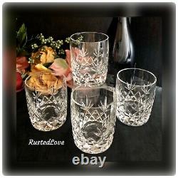 Lenox Charleston Double Old Fashioned Glasses Heavy Barware SET Of 4