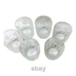 Lenox Charleston Double Old Fashioned Glasses Set of 6 Lead Crystal