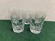 Lenox Crystal CHARLESTON Set 5 Double Old Fashioned Glasses Discontinued Pattern