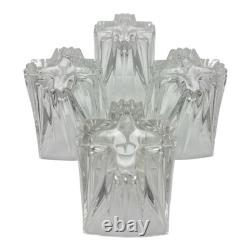 Lenox Oasis Crystal Double Old Fashioned Whiskey Glass 4Pc Set