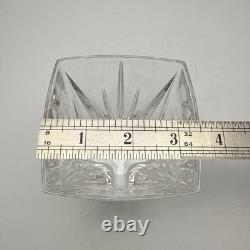 Lenox Oasis Crystal Double Old Fashioned Whiskey Glass 4Pc Set