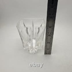 Lenox Oasis Crystal Double Old Fashioned Whiskey Glass 4Pc Set