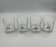Lenox Old Fashioned Drink Glass Bar Firelight Double Crystal Set Of 4 MINT NWT