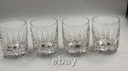 Lenox Old Fashioned Drink Glass Bar Firelight Double Crystal Set Of 4 MINT NWT