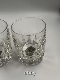 Lenox Old Fashioned Drink Glass Bar Firelight Double Crystal Set Of 4 MINT NWT