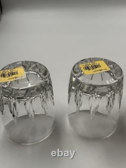 Lenox Old Fashioned Drink Glass Bar Firelight Double Crystal Set Of 4 MINT NWT