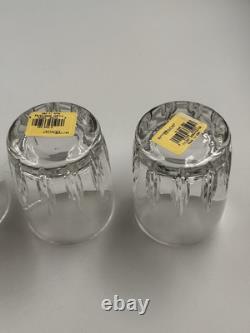 Lenox Old Fashioned Drink Glass Bar Firelight Double Crystal Set Of 4 MINT NWT