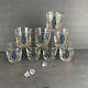 Libbey Numero Crown Collection Double Old Fashioned Glasses Full Set Of 8 Rare