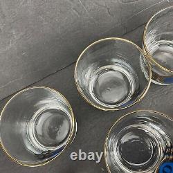 Libbey Numero Crown Collection Double Old Fashioned Glasses Full Set Of 8 Rare