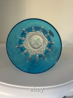 Lismore Pops Waterford Crystal Double Old Fashioned Glasses Color Aqua