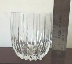 Lot Of 4 Mikasa Park Lane Executive Dof Double Old Fashioned Tumblers Crystal