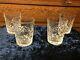 Lot Of 4 Waterford Crystal Lismore Double Old Fashioned Tumbler Glass 4 3/8