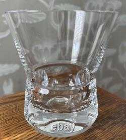Lot of 4 Mikasa Piedmont Crystal Double Old Fashioned Glasses Good Condition