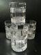 Lot of 4 RALPH LAUREN GLEN PLAID CRYSTAL DOUBLE OLD FASHIONED 4 1/8 GLASSES