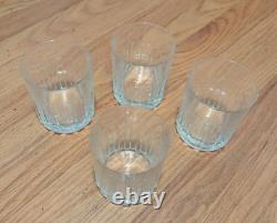 Lot of 4 Tiffany & Co Crystal ATLAS Double Old Fashioned Glasses (DOF)