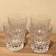 Lovely Set of 4 Rogaska Gallia Double Old Fashioned Glasses