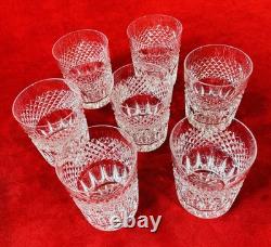 Lovely Set of Seven Genuine Waterford Cara (Cut Base) Double Old Fashioned