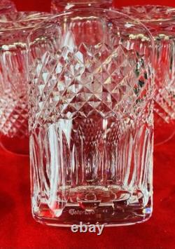 Lovely Set of Seven Genuine Waterford Cara (Cut Base) Double Old Fashioned