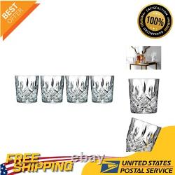 Luxury Lead-Free Crystalline Double Old Fashioned Glasses 11 oz Set of 4