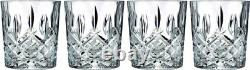 Luxury Lead-Free Crystalline Double Old Fashioned Glasses 11 oz Set of 4