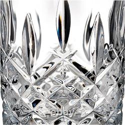 Luxury Lead-Free Crystalline Double Old Fashioned Glasses 11 oz Set of 4