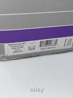 MARQUIS By WATERFORD Brookside Crystal Red Double Old Fashioned Set Of 4 New