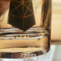 MCM Vintage Cera Double Old Fashioned Glasses Chicago Showmanship Station Gold