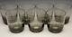 MID Century Orrefors Karl Smoke Gray Set Of 7 Double Old Fashioned 3.5/8